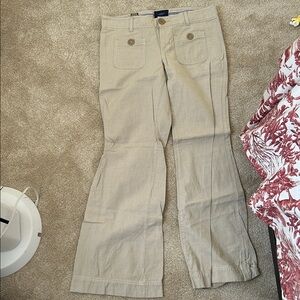 American Eagle Outfitters Tan Wide Leg Pants